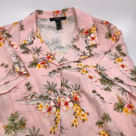 FOREVER21 Blouse crop top - Picture 2 of 2